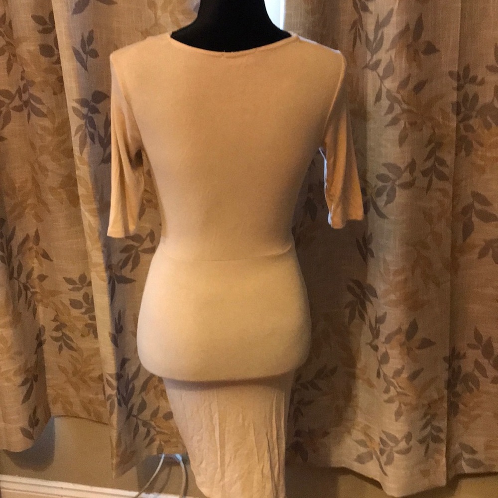 Seduction V-Neck Ruched Dress - Picture 4 of 4